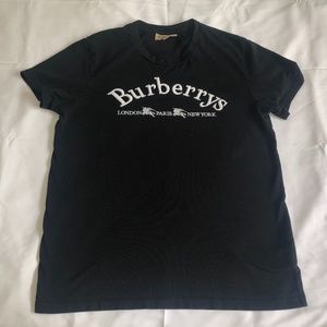 Burberry (London/Paris/New York) Black Men's Large Short-Sleeve T-Shirt